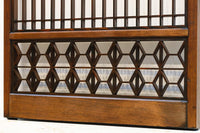 桐組子帯装飾と幾何学組子で雅な面持ちある書院　EZ2818　在庫4枚