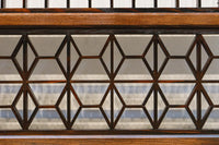 桐組子帯装飾と幾何学組子で雅な面持ちある書院　EZ2818　在庫4枚