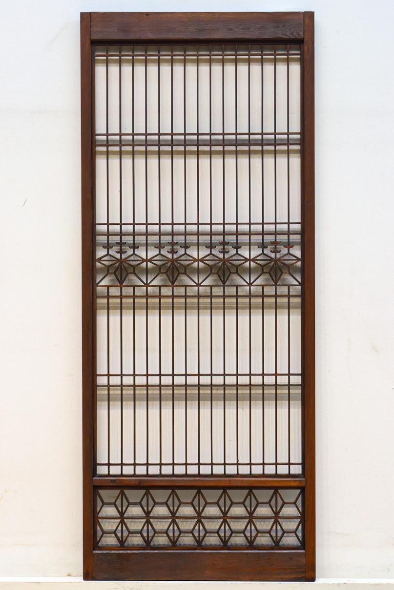 桐組子帯装飾と幾何学組子で雅な面持ちある書院　EZ2818　在庫4枚