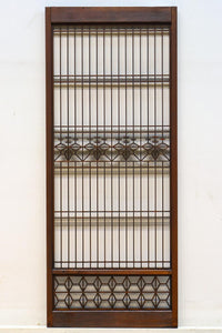 桐組子帯装飾と幾何学組子で雅な面持ちある書院　EZ2818　在庫4枚