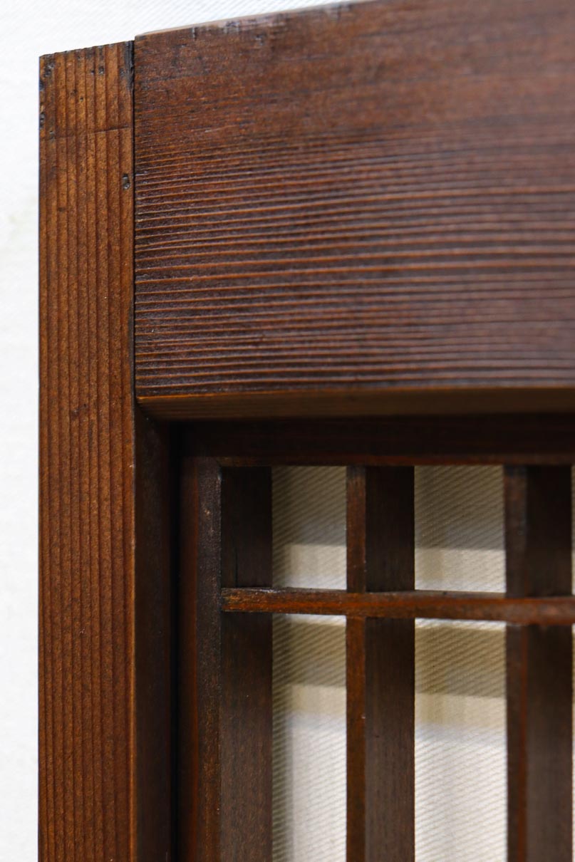 桐組子帯装飾と幾何学組子で雅な面持ちある書院　EZ2818　在庫4枚