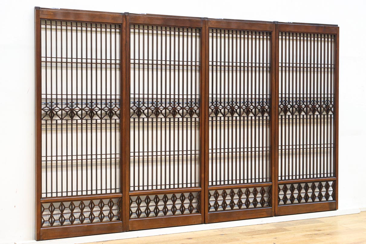 桐組子帯装飾と幾何学組子で雅な面持ちある書院 EZ2818 在庫4枚 – 古福