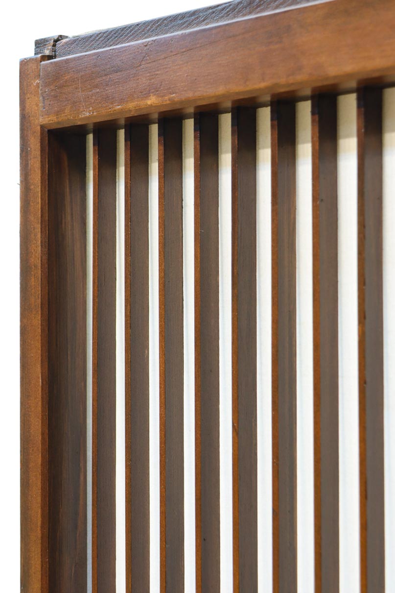 松皮菱格子を添えた落ち着きある書院　EZ2819　在庫4枚