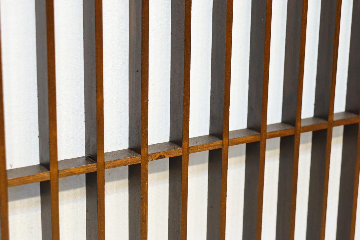 松皮菱格子を添えた落ち着きある書院　EZ2819　在庫4枚