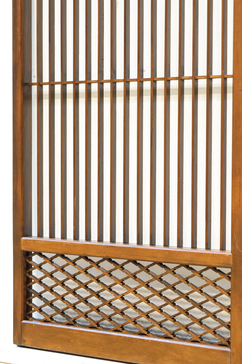 松皮菱格子を添えた落ち着きある書院　EZ2819　在庫4枚