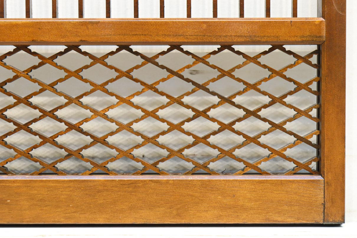 松皮菱格子を添えた落ち着きある書院　EZ2819　在庫4枚