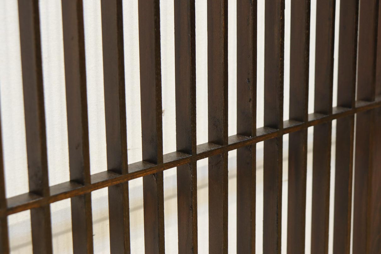 松皮菱格子を添えた落ち着きある書院　EZ2819　在庫4枚