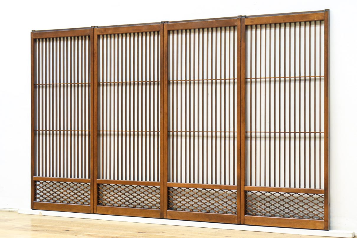 松皮菱格子を添えた落ち着きある書院　EZ2819　在庫4枚