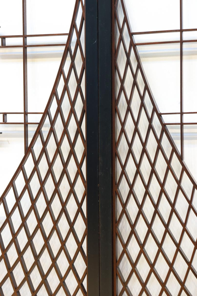 投網を描いたモダンな雰囲気の書院セット　EZ2821　在庫2枚1組