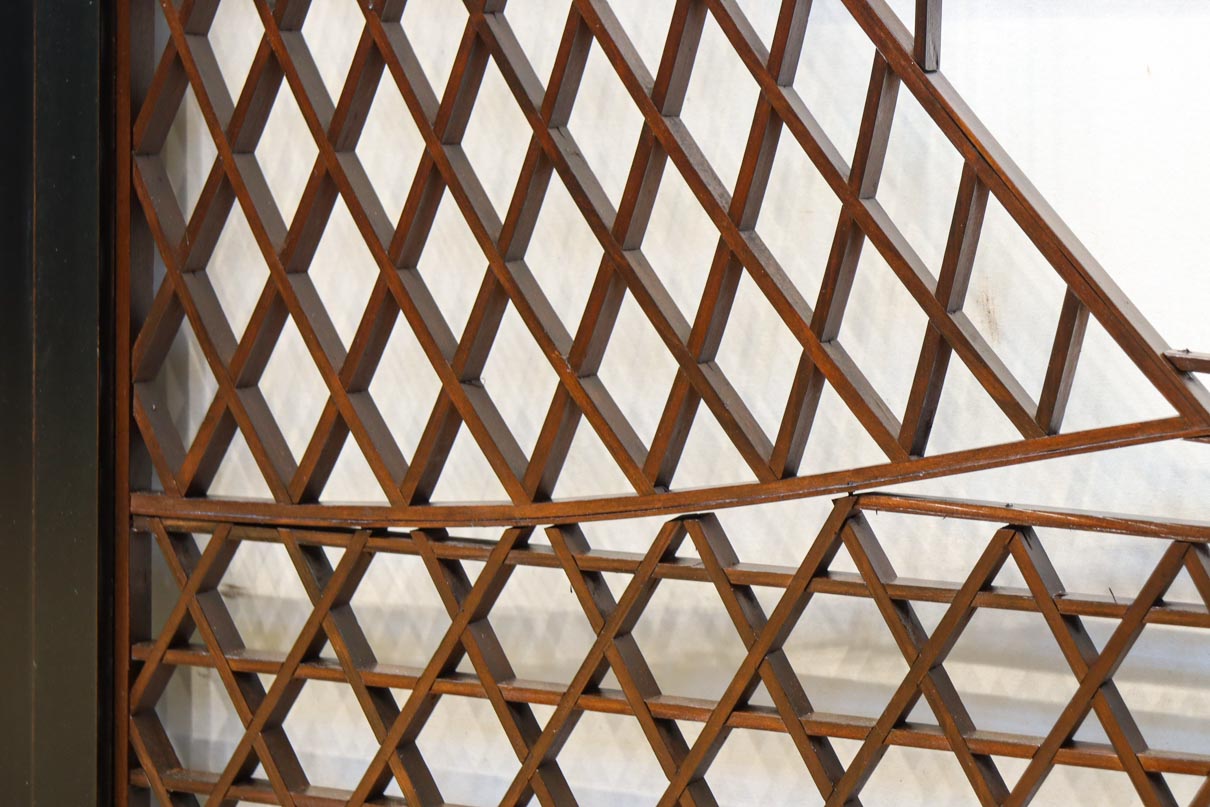 投網を描いたモダンな雰囲気の書院セット　EZ2821　在庫2枚1組