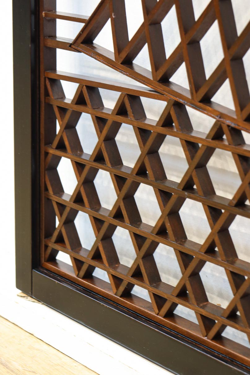 投網を描いたモダンな雰囲気の書院セット　EZ2821　在庫2枚1組