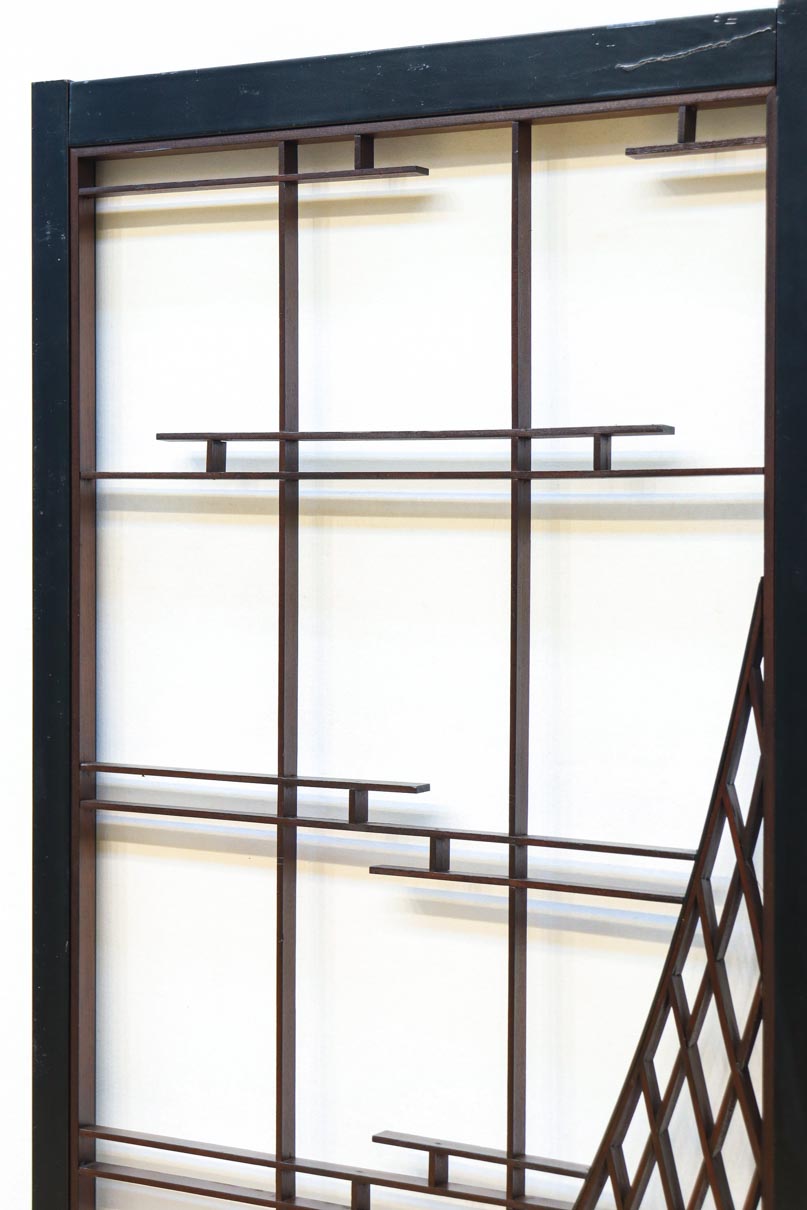 投網を描いたモダンな雰囲気の書院セット　EZ2821　在庫2枚1組