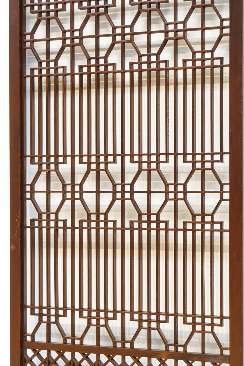 蜀江と香図の幾何学模様が見応えのある書院　EZ2822　在庫2枚