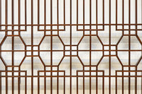 蜀江と香図の幾何学模様が見応えのある書院　EZ2822　在庫2枚