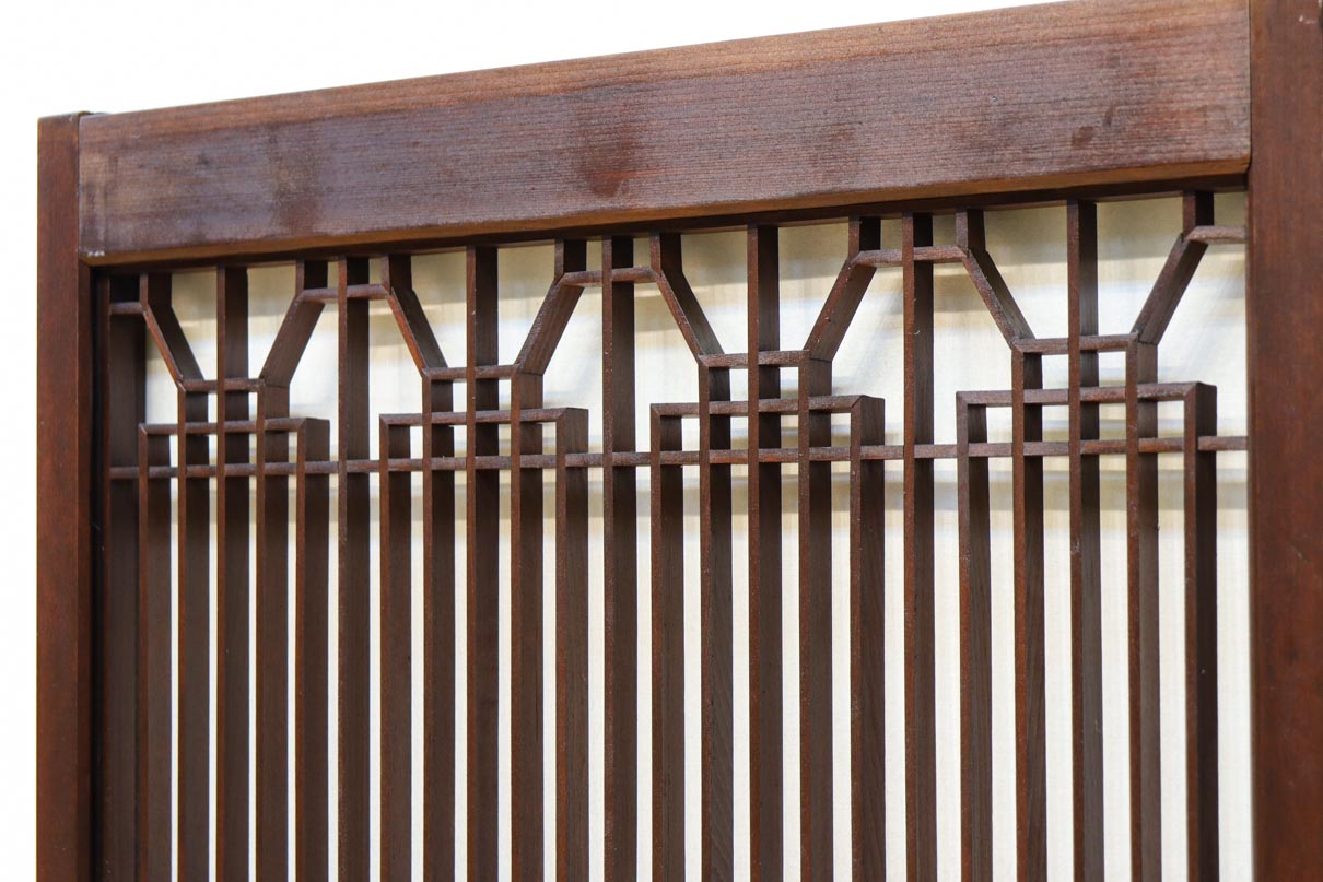 蜀江と香図の幾何学模様が見応えのある書院　EZ2822　在庫2枚