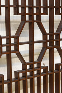 蜀江と香図の幾何学模様が見応えのある書院　EZ2822　在庫2枚