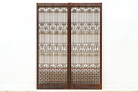 蜀江と香図の幾何学模様が見応えのある書院　EZ2822　在庫2枚