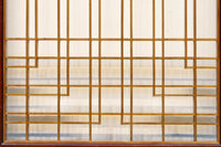 シンプルな幾何学模様で洗練された書院　EZ2823　在庫2枚