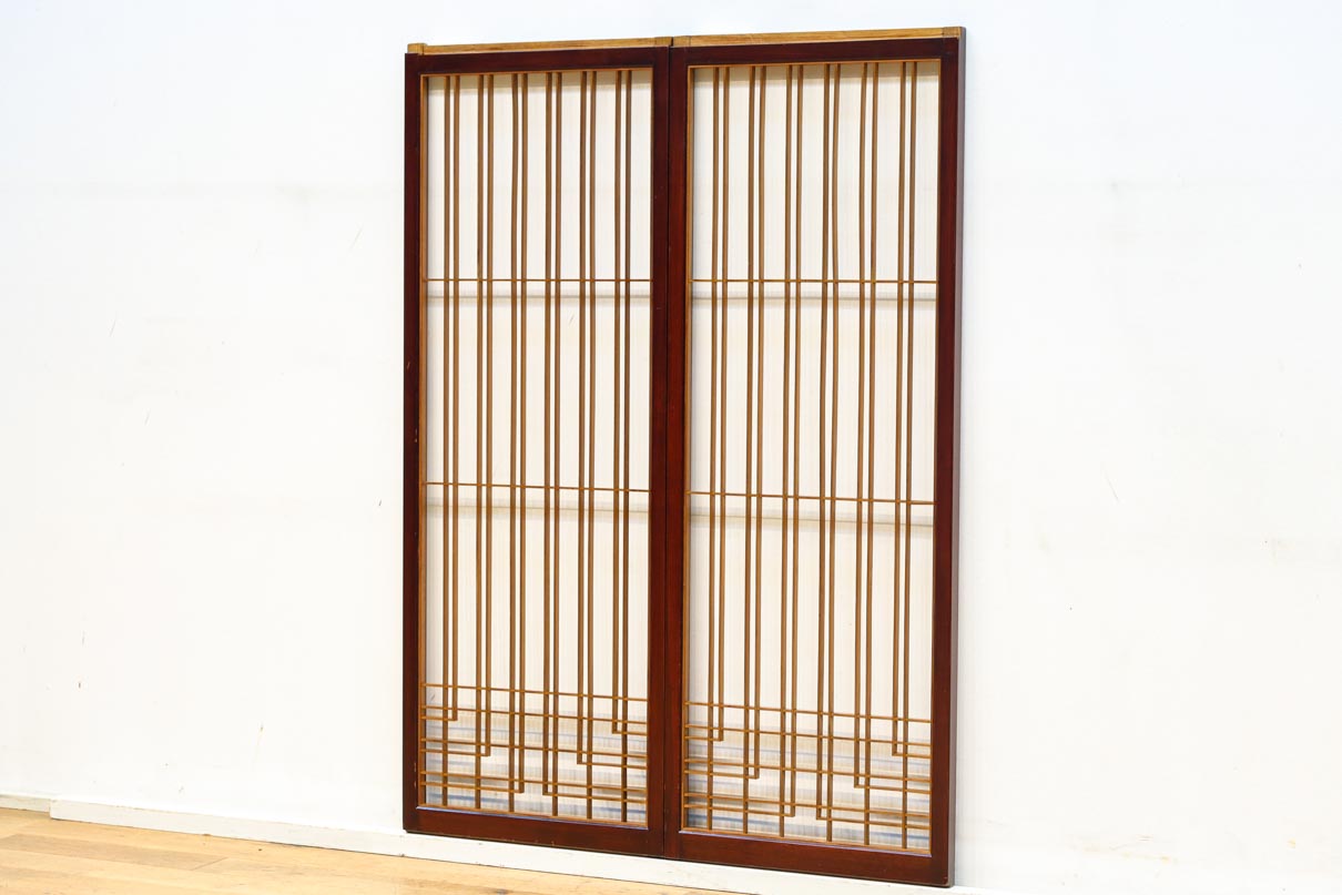 シンプルな幾何学模様で洗練された書院　EZ2823　在庫2枚