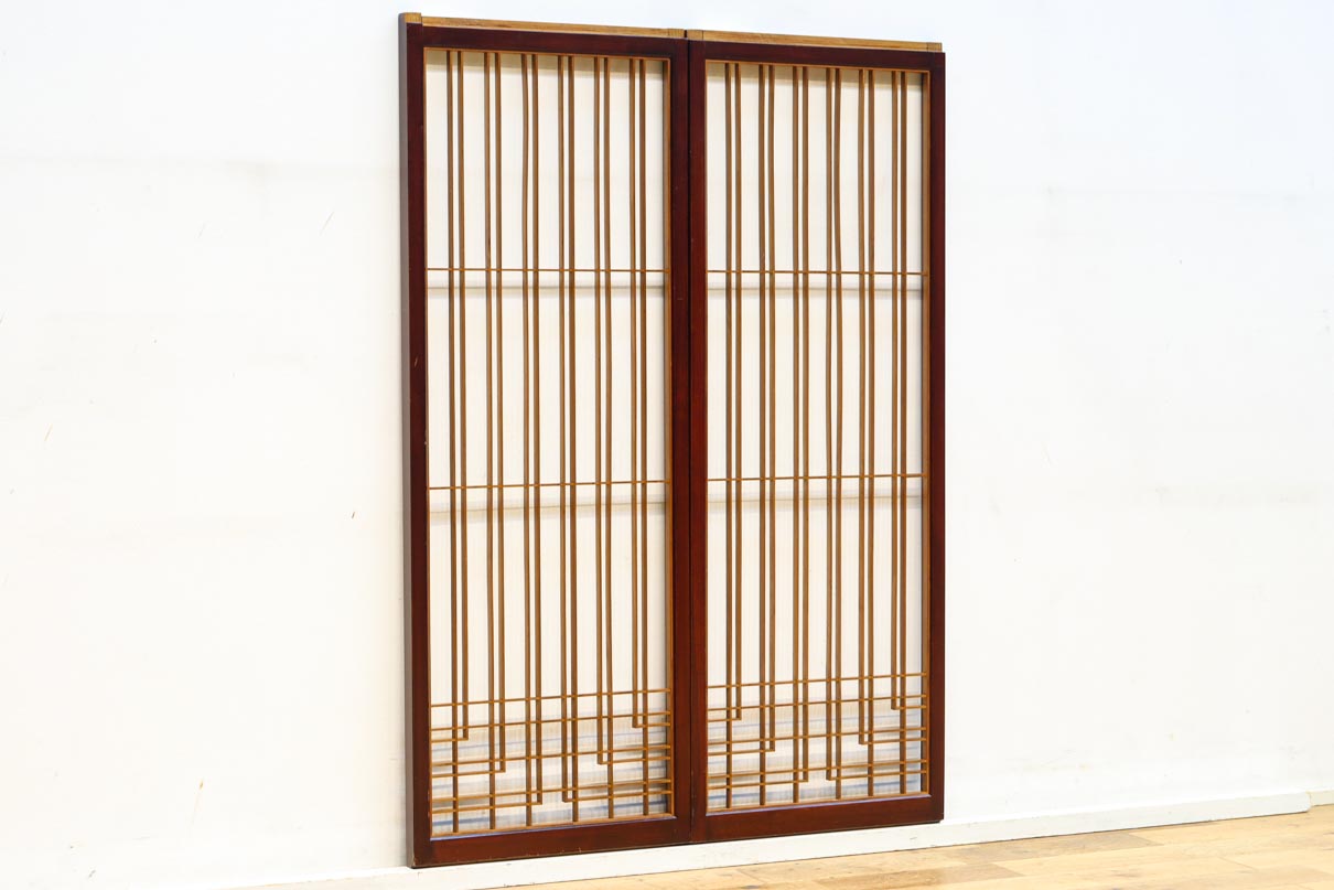 シンプルな幾何学模様で洗練された書院　EZ2823　在庫2枚