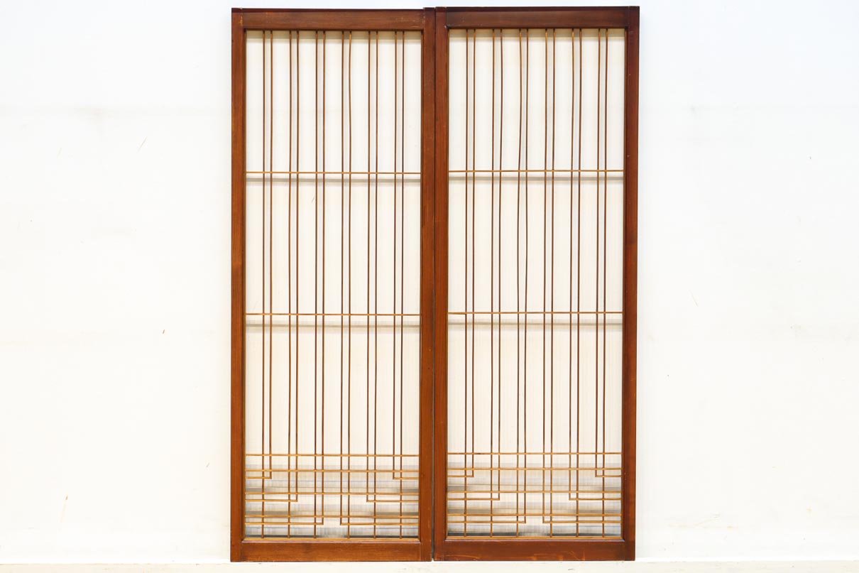 シンプルな幾何学模様で洗練された書院　EZ2823　在庫2枚