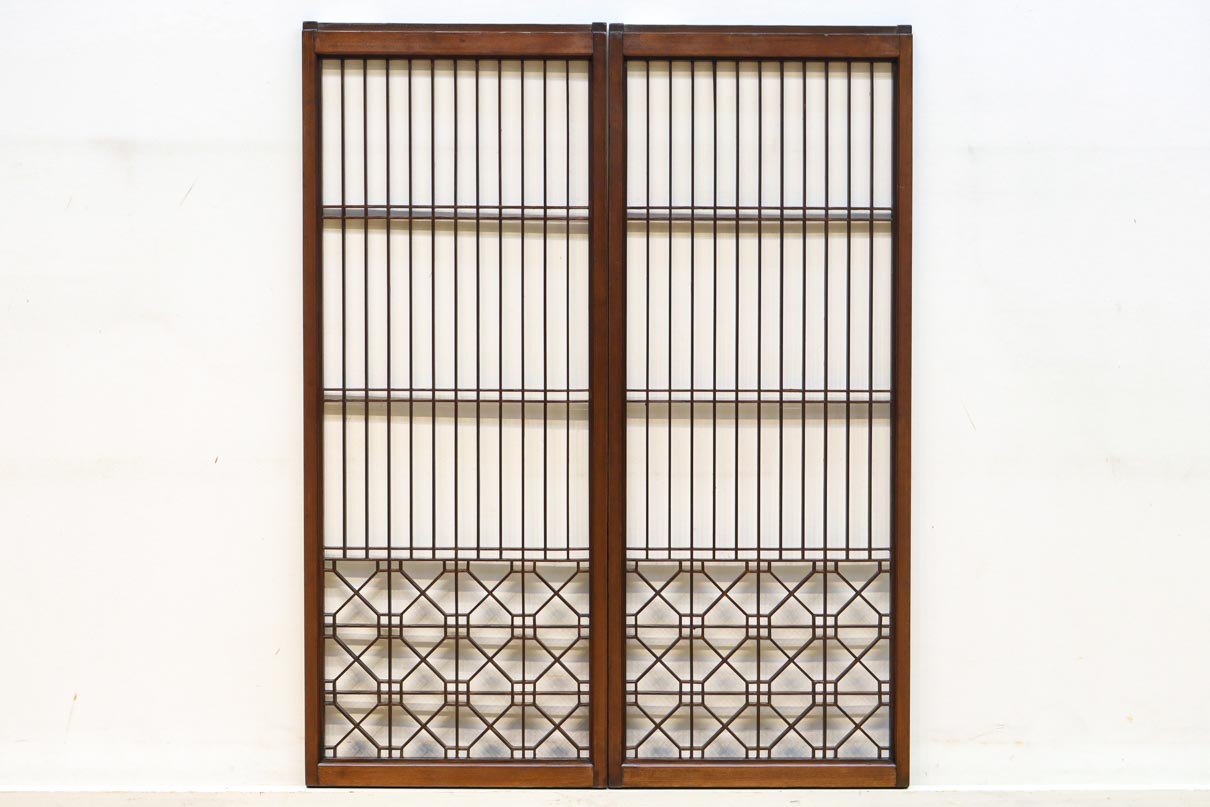 重ね蜀江組子で風情ある書院　EZ2824　在庫2枚