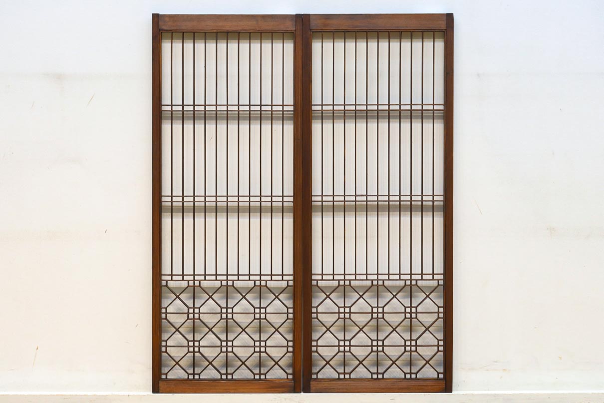 重ね蜀江組子で風情ある書院　EZ2824　在庫2枚