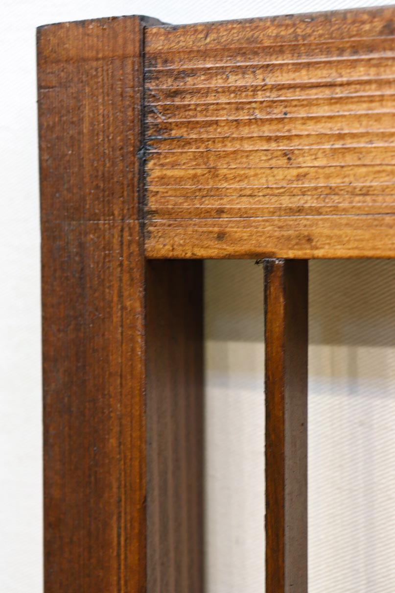 富士の頂をシンプルに描いた書院セット　EZ2825　在庫2枚1組