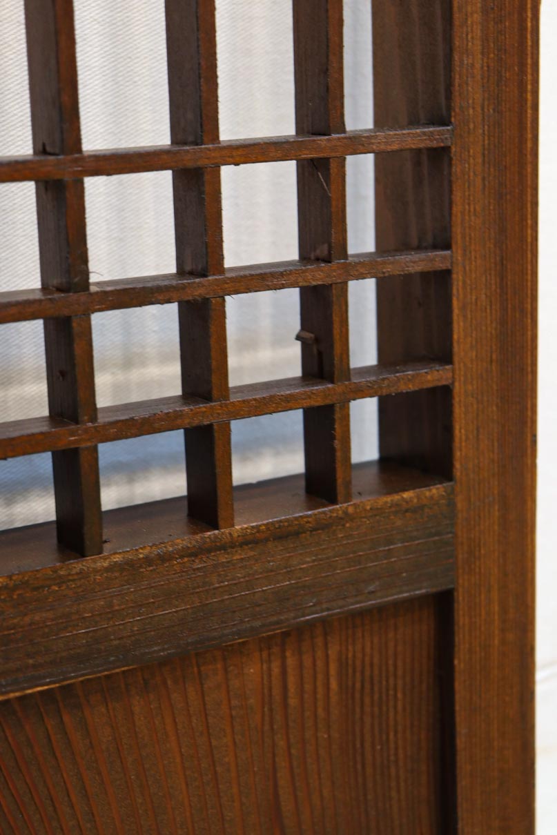 富士の頂をシンプルに描いた書院セット　EZ2825　在庫2枚1組