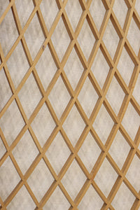 富士の頂と投網装飾が引き立つ風景を描いた書院セット　EZ2826　在庫4枚1組