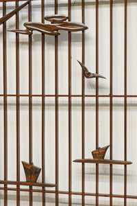 富士山を遠景に湖畔の清閑な風景を描いた書院セット　EZ2827　在庫4枚1組