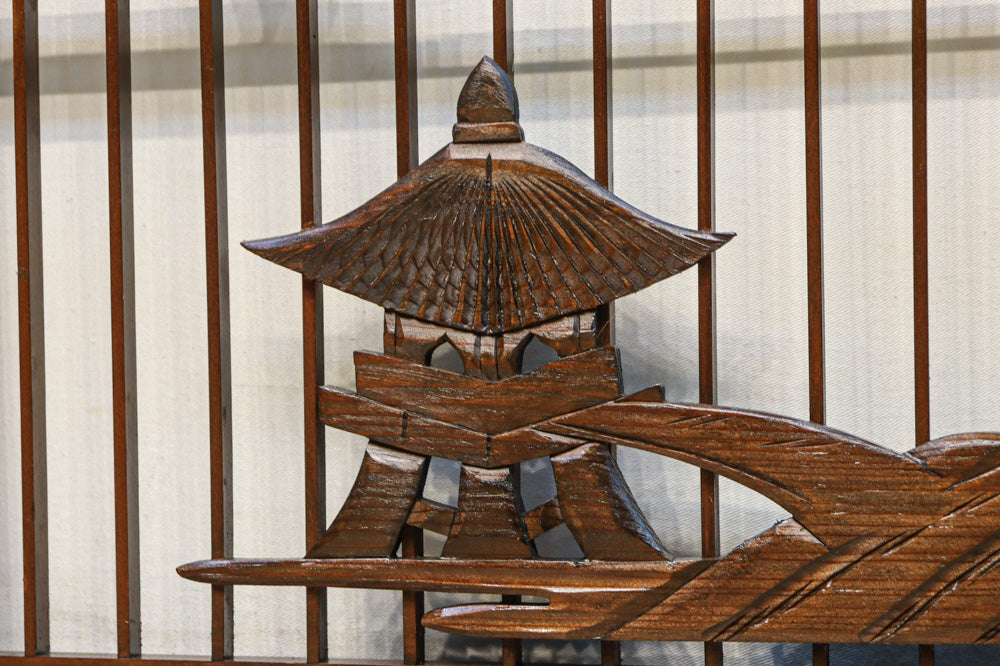 富士山を遠景に湖畔の清閑な風景を描いた書院セット　EZ2827　在庫4枚1組