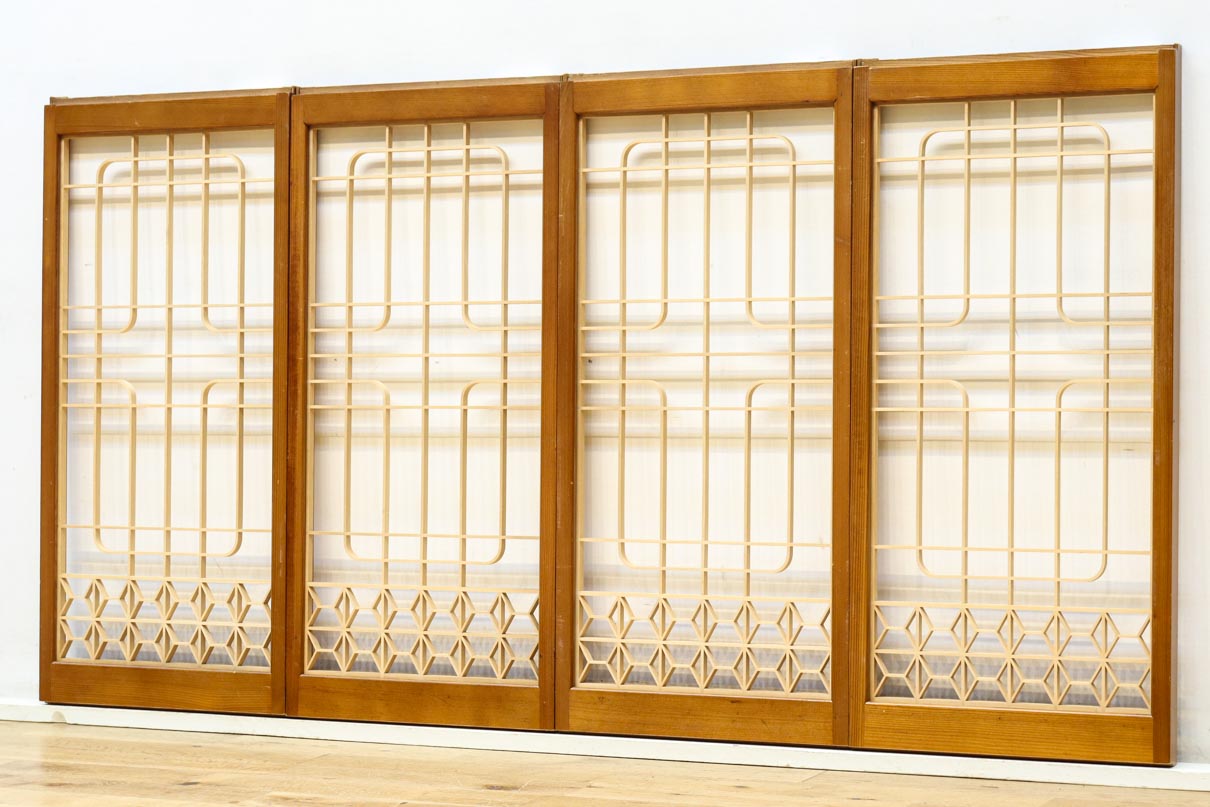 香図と幾何学の装飾で雅な面持ちの書院　EZ2828　在庫4枚