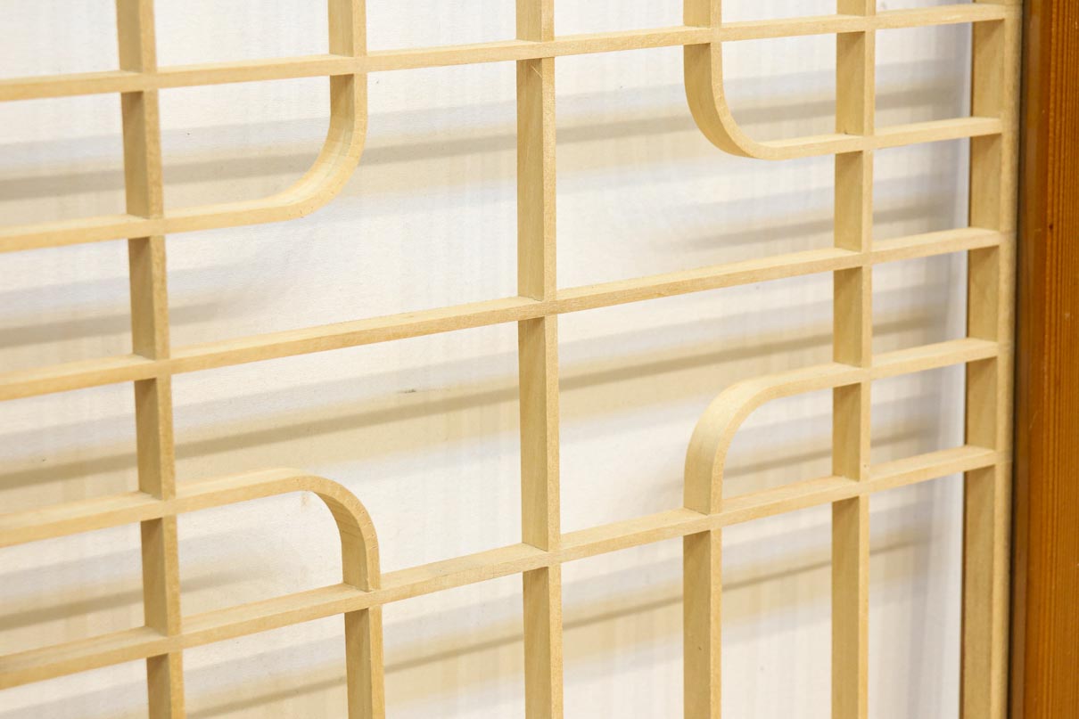 香図と幾何学の装飾で雅な面持ちの書院　EZ2828　在庫4枚