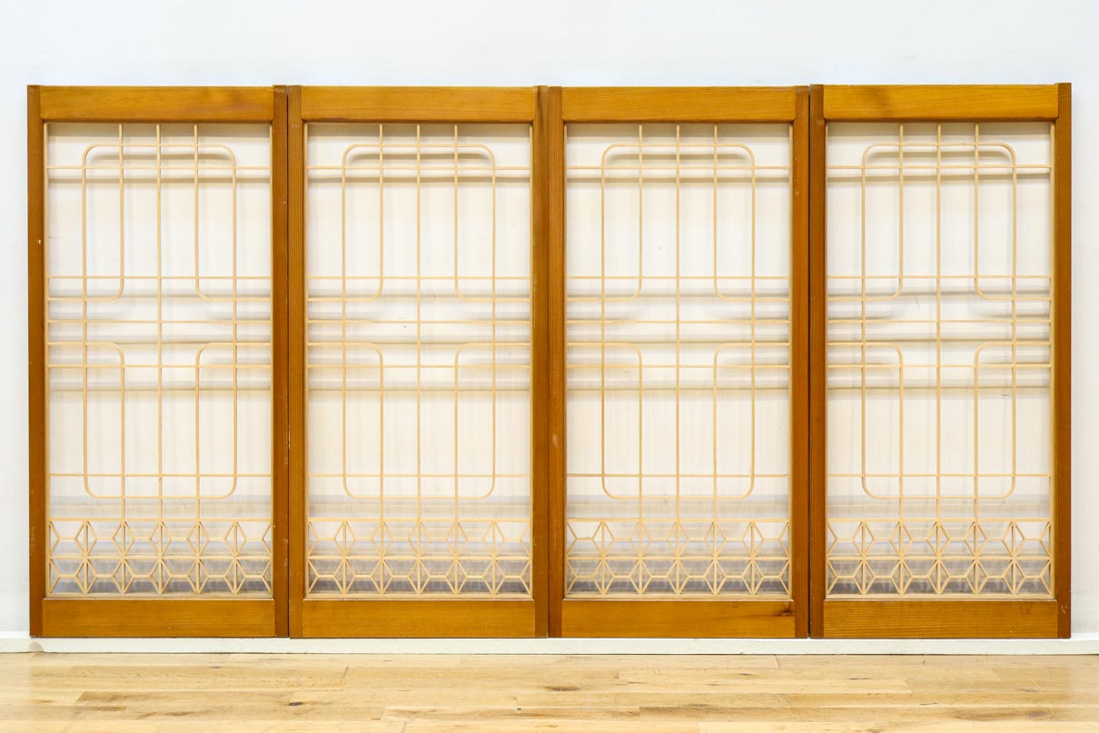 香図と幾何学の装飾で雅な面持ちの書院　EZ2828　在庫4枚