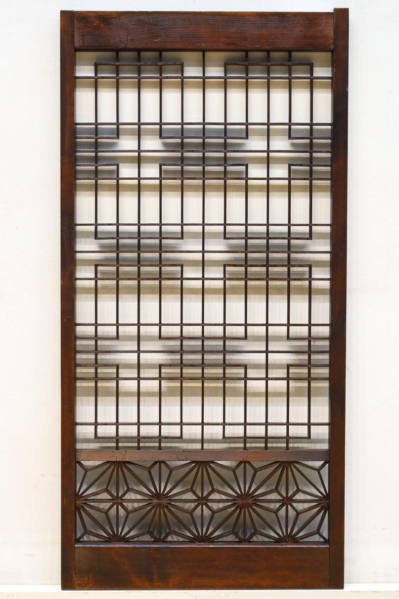 稀少サイズ‼︎ 香図と角麻組子で格調ある雰囲気纏う書院　EZ2829　在庫2枚