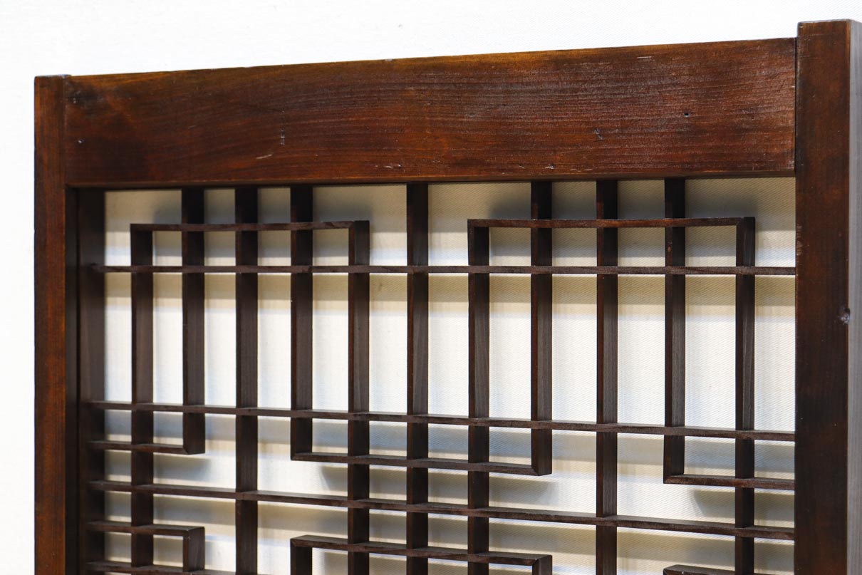 稀少サイズ‼︎ 香図と角麻組子で格調ある雰囲気纏う書院　EZ2829　在庫2枚