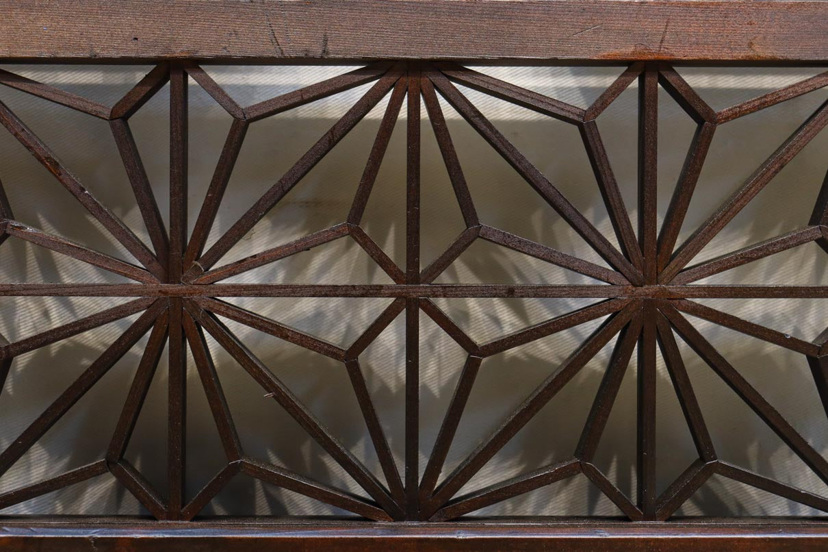 稀少サイズ‼︎ 香図と角麻組子で格調ある雰囲気纏う書院　EZ2829　在庫2枚