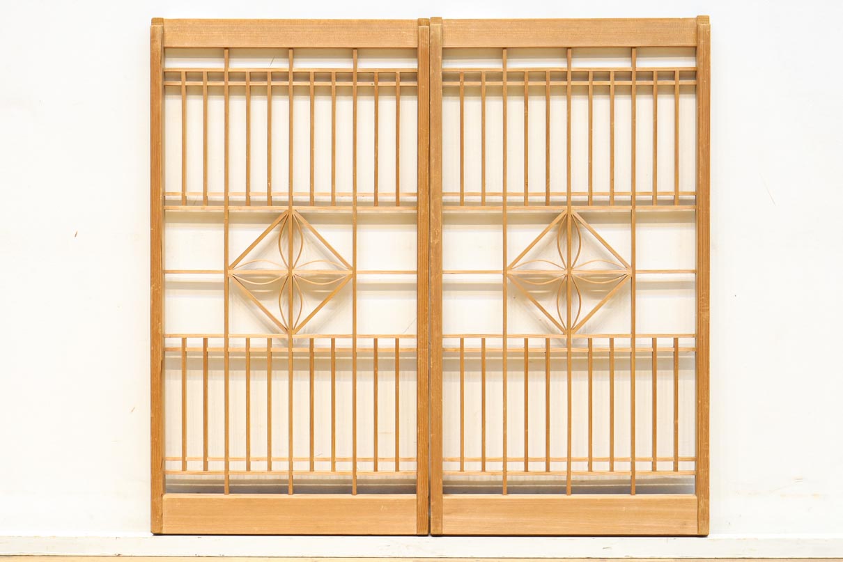 七宝アレンジ組子細工で凛とした面持ちの書院　EZ2830　在庫2枚