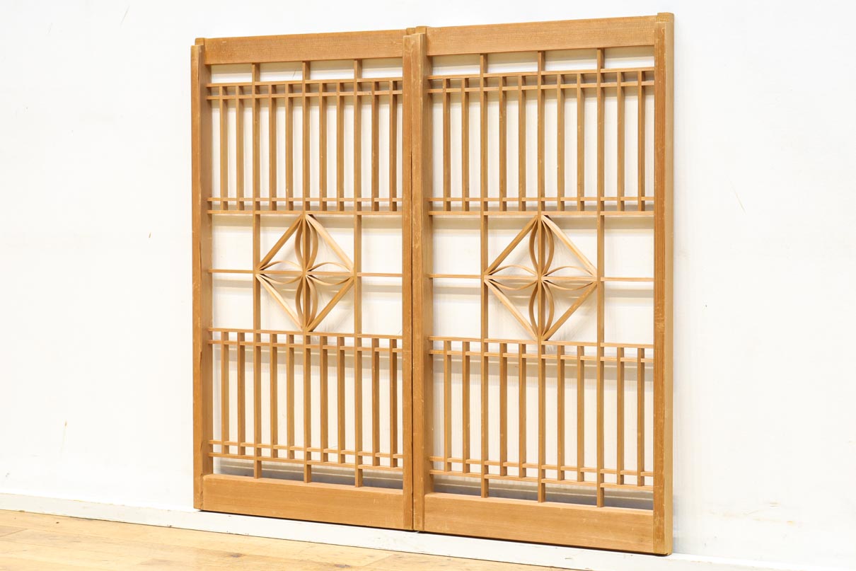 七宝アレンジ組子細工で凛とした面持ちの書院　EZ2830　在庫2枚