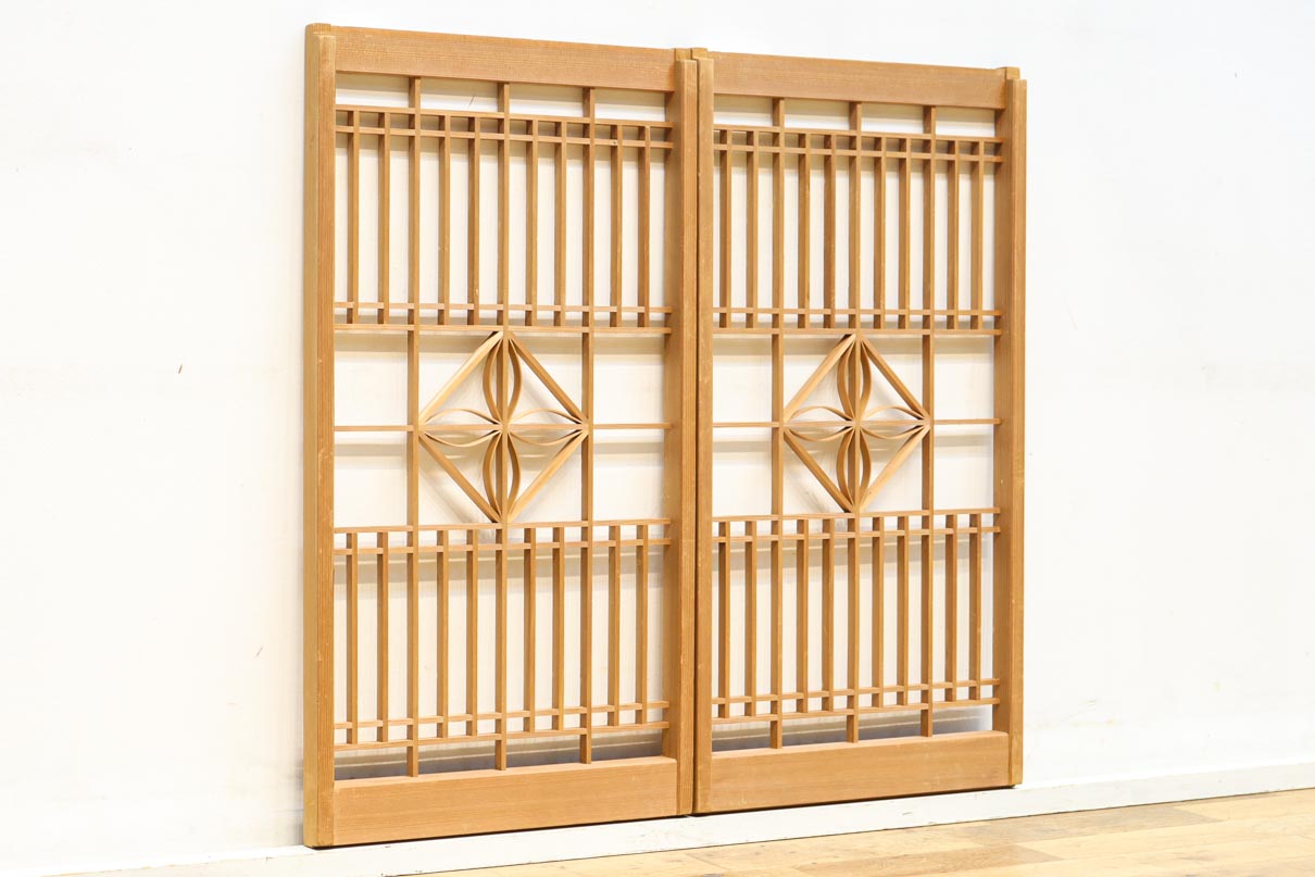 七宝アレンジ組子細工で凛とした面持ちの書院　EZ2830　在庫2枚