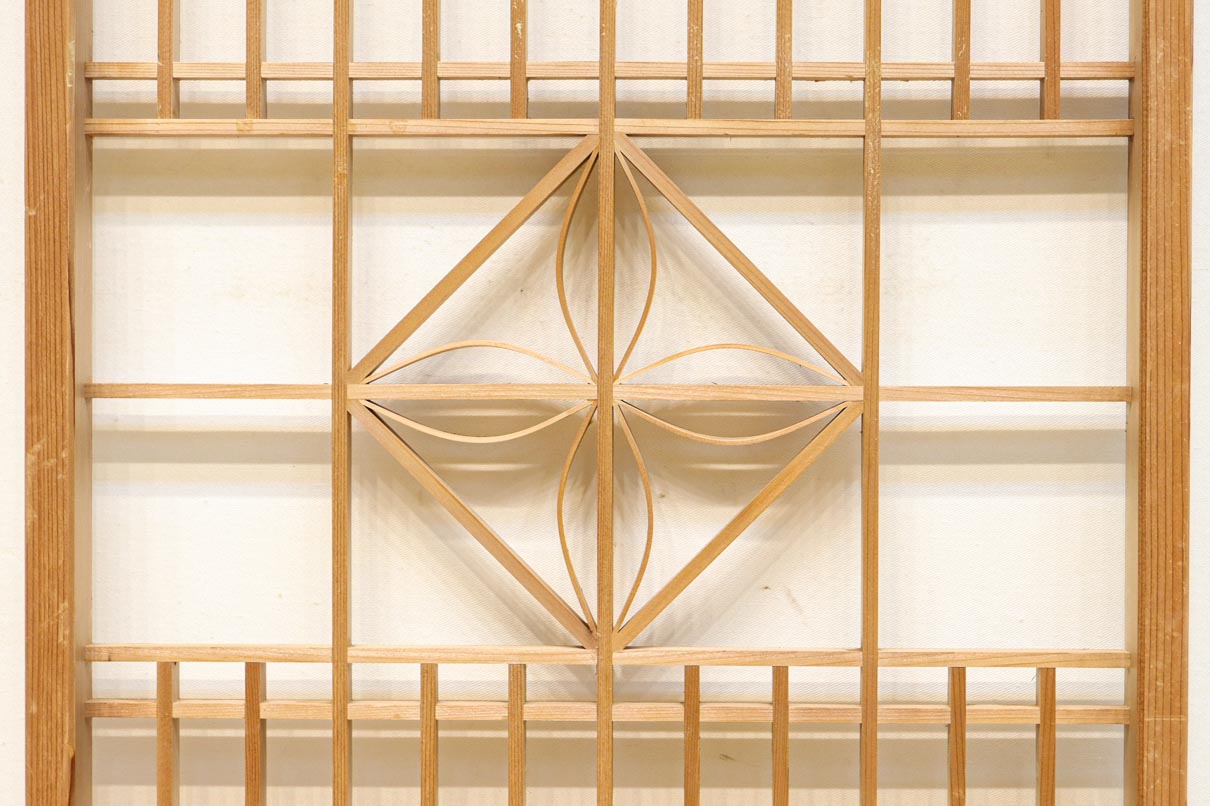 七宝アレンジ組子細工で凛とした面持ちの書院　EZ2830　在庫2枚