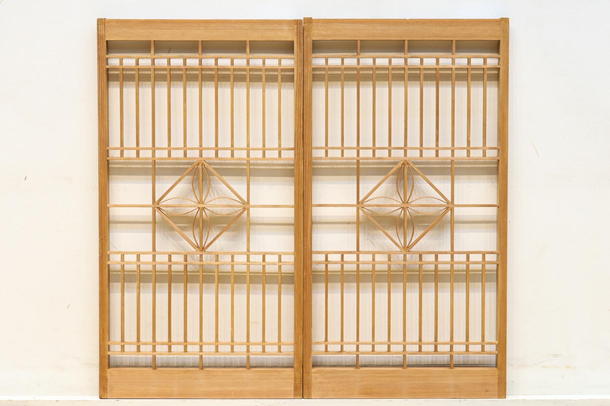 七宝アレンジ組子細工で凛とした面持ちの書院　EZ2830　在庫2枚