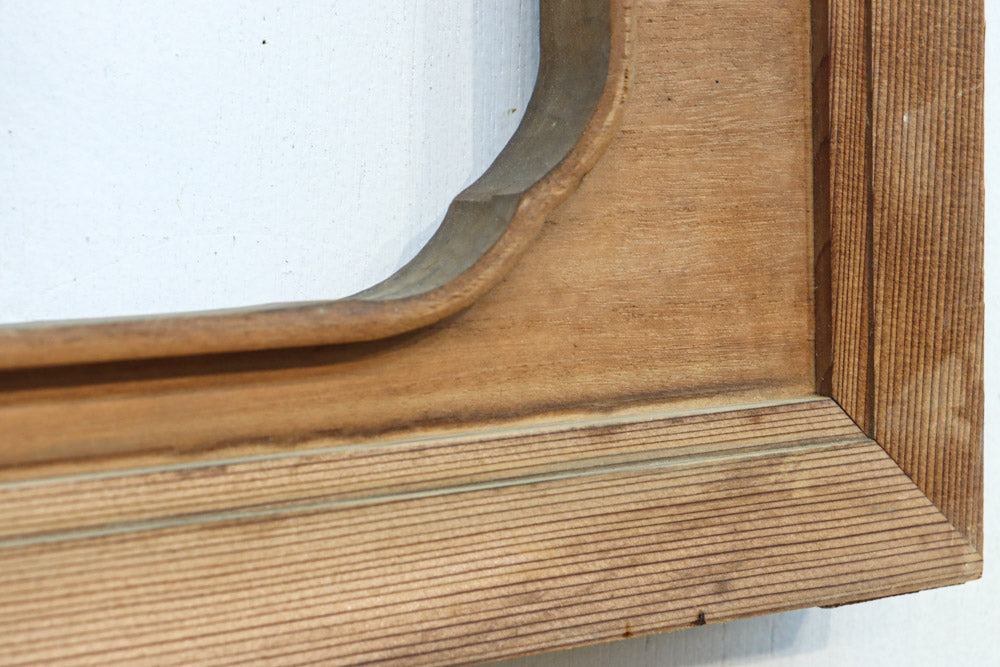 竹と菊を気品良く描いた木地色の欄間　EZ2831　在庫1枚