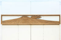 雄大で美しい富士の姿を描いた壮観な欄間　EZ2832　在庫1枚