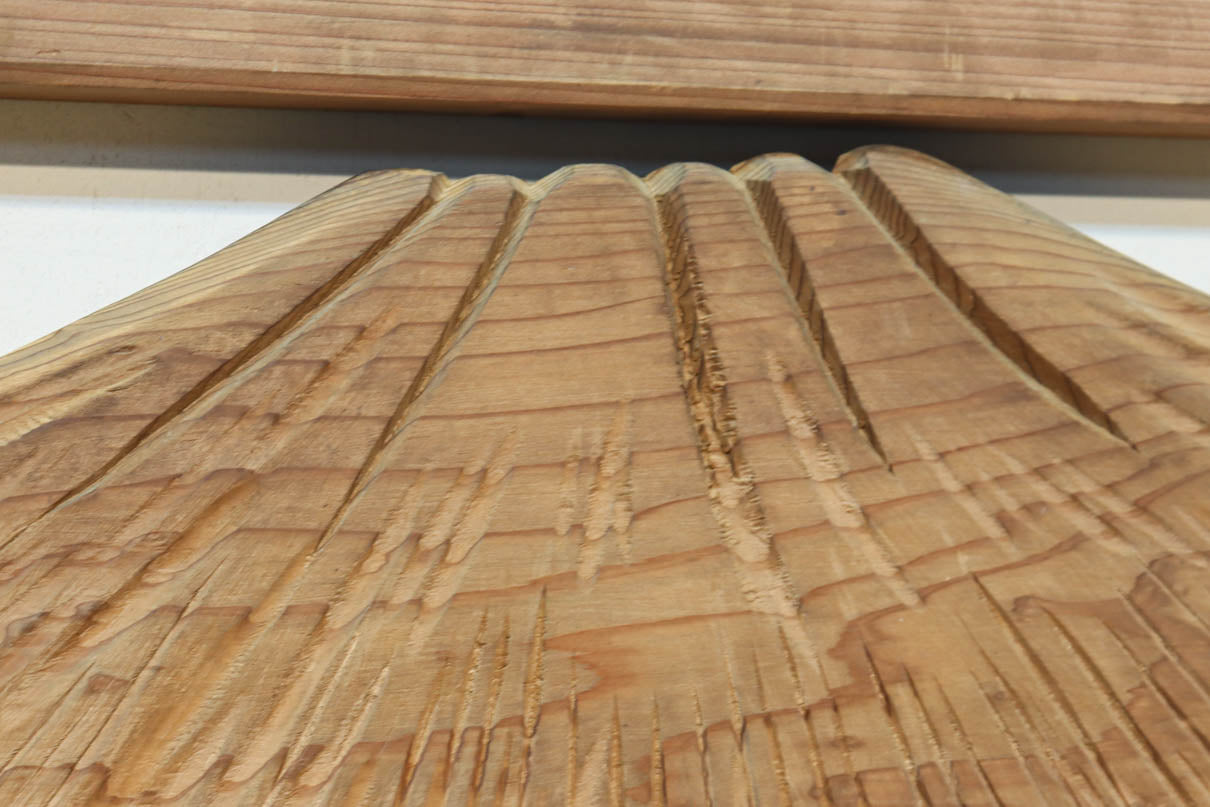 雄大で美しい富士の姿を描いた壮観な欄間　EZ2832　在庫1枚