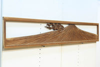 雄大で美しい富士の姿を描いた壮観な欄間　EZ2832　在庫1枚