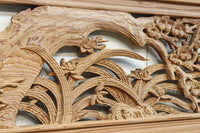 華やかに飾り立てられた梅竹の見応えある欄間　EZ2835ab　在庫(a:1 b:1)枚