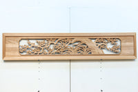 華やかに飾り立てられた梅竹の見応えある欄間　EZ2835ab　在庫(a:1 b:1)枚