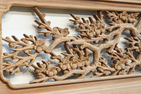 華やかに飾り立てられた梅竹の見応えある欄間　EZ2835ab　在庫(a:1 b:1)枚